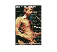 Jeff Buckley Poster sur toile - Impression vintage esthétique - Décoration murale pour salon, chambre à coucher - 30 x 45 cm - Style sans cadre