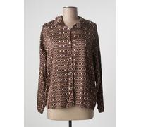 jeff chemisiers et blouses femme de couleur marron