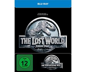Jeff Goldblum,Julianne Moore,Pete Postlethwaite, - Jurassic Park 2-Vergessene Welt-Blu-Ray-Steelbo
