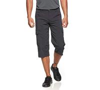 Jeff Green Pantalon cargo léger 3/4 pour homme - Élastique - Séchage rapide - Tornado - Taille L - Couleur : Black Beauty