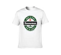 Jeff Hanneman Reign in Blood Guitar Rock Men's T-Shirt Unisex White Cotton Print Tee Shirts M