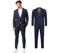 JEFF Hommes JFEzra Set 2-Piece Suit Jacket Pants | Costume 2 pièces Veste Pantalon Dark Navy 56
