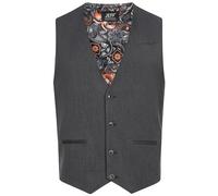 JEFF Hommes Nikolaj Plain Vest | Gilet avec contenu en viscose Dk Grey 48