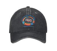 Jeff Lynne ELO Electric Light Orchestra Casquettes de Baseball en Jean usé Casquette de Soleil lavée Rock Band Outdoor Travel Adjustable Chapeaux