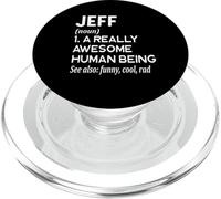 Jeff Name - Funny Name Definition - Dictionnaire du prénom PopSockets PopGrip pour MagSafe