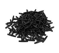 Jeffergarden 100 Pièces Système d'égouttement de Raccord de Tuyau d'arrosage en T pour Tuyau 'Irrigation par Aspersion, Plastique Technique, étanche, adapté aux Tubes de 4 Mm et 7 Mm, Facile à