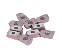 Jeffergarden 10Pcs Inserts de Tournage Inserts de Tour CNC en Carbure Lames de Finition Revêtues pour l'acier Coupe Rapide Utilisation Multi-matériaux à Faible Friction pour les Utilisateurs de