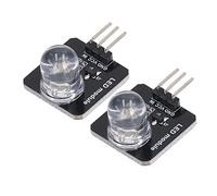 Jeffergarden 10Pcs Module LED Module d'éclairage LED Décoratif Ampoule à Puce Perle Haute Puissance 3,3 V-5 V pour Tube de Lampe Indicateur de Contrôle MCU avec Gradation PWM Installation Facile