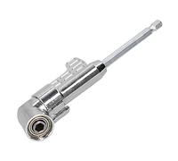 Jeffergarden 2 Jeux d'angle de 1/4 Po à 105 Degrés, Tournevis coudé, Porte-embout coudé, Adaptateur de Support de Douille d'extension, Tournevis à Tige Hexagonale, Porte-embout, Adaptateur 'embout