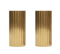 Jeffergarden 2 Pcs Shaker à Assaisonnement Or Acier Inoxydable Salière | Salière en acier inoxydable doré, 2 pièces, distributeur de poudre 304, 3.1x1.4 pouces, couvercle à vis, Pour verser réglable