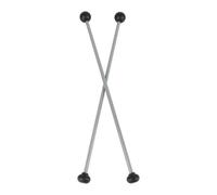 Jeffergarden 2 Pièces Marimba Langue Tambour Maillet Timbales Pilons Glockenspiel Maillets Xylophone Bâtons en Plastique Silicone, Bâton Double Tête avec extrémité Fil Dur, Confortable à Utiliser,