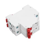 Jeffergarden 2P Disjoncteur DC 500V, 25A Rail DIN | Interrupteur de déconnexion miniature, capacité de court-circuit de 6 000 A, extinction d\'arc magnétique, bateau solaire