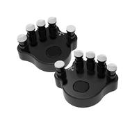 Jeffergarden 2pcs Piano Hand Trainer Finger Exerciseur Piano Piano Hand Shape Correcteur pour Débutant (BLACK)