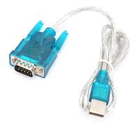 Jeffergarden Adaptateur de Port Série USB vers RS232, Convertisseur HL340 avec Puce Unique 340 Crystal 12M, Prise en Charge USB 1.1 2.0, Poignée de Main Automatique, pour Ordinateurs Portables,