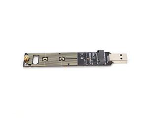 Jeffergarden Adaptateur M.2 NVMe SSD vers USB, Boîtier SSD Externe PCB, Carte Convertisseur USB 3.2 Gen avec Dissipateur de Chaleur, Prise Directe 10 Gbit/s pour Une Utilisation de Secours en et au