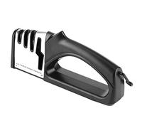 Jeffergarden Aiguiseur de Couteaux, Outil d'affûtage à Angle Fixe en 4 étapes avec ABS, Acier Inoxydable, Céramique, Acier au Tungstène, émeri pour la Cuisine, Usage Domestique, Ciseaux et