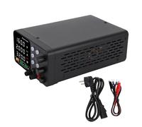 Jeffergarden Alimentation DC Réglable 0-10A 300W, Alimentation de Banc avec USB, Charge Rapide, Stockage de Données, Rappel OCP, Noir (Prise UE 230V)