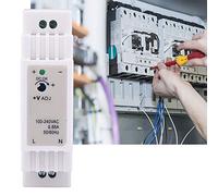 Jeffergarden Alimentation sur Rail DIN DR-15-24, Boîtier en Plastique Technique, Modulation PWM, 24 V 15 W pour Armoire de Commande et équipement Industriel