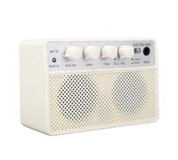 Jeffergarden Amplificateur de Basse 10W Portable avec Batterie Rechargeable à Deux Canaux pour la Pratique et Les Performances de la Guitare de Basse électrique