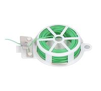 Jeffergarden Attaches pour Plantes avec Distributeur de Coupe, Rouleau de Fil, Attache de Câble, Torsion sans Dommage pour Le Support des Plantes de Jardin (50m / 164ft)