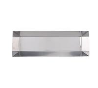 Jeffergarden Bac à Boue de 14 Pouces en Acier Inoxydable 210, Haute Résistance, Plateau à Outils pour Cloisons Sèches en Douceur, Seau pour le Mélange de Peinture de Mastic et de Mortier de