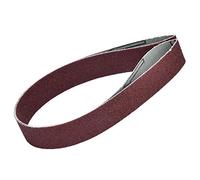 Jeffergarden Bande Abrasive 80 Bande Abrasive en Oxyde d'aluminium 760 X 25 Mm pour Ponceuse à Idéale pour le Travail du Bois et le Polissage des Métaux (100 mailles)