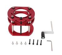 Jeffergarden Base de Levage de Routeur, Tige de Support en Alliage D'aluminium et en Acier Inoxydable, Serrage à 4 Mâchoires, Hauteur de Levage de 51 Mm, Table de Routeur de Bricolage,