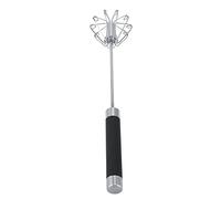 Jeffergarden Batteur d'oeuf en Acier Inoxydable Anti-rouille Durable Rotatif Manuel Fouet Batteur d'oeufs pour le Mélange de Fouettant Battant la Boulangerie