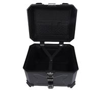 Jeffergarden Boîte de Rangement Universelle Verrouillable pour Bagages, Boîtier Supérieur de Moto ABS de 45l, Installation Facile, Accessoires de Scooter