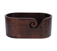 Jeffergarden Bol à Crochet en Bois Ovale, Couleur Rétro, pour Fils, Décoration D'intérieur, pour Projets de Crochet