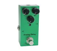 Jeffergarden Boost Pedal, Micro Vintage Overdrive, Drive et Classic Chorus, Retard Analogique, Pédale Unique Léger avec Indicateur LED pour la Guitare électrique (vert foncé)