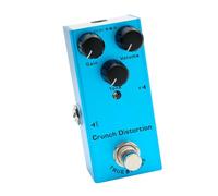 Jeffergarden Boost Pedal, Micro Vintage Overdrive, Drive et Classic Chorus, Retard Analogique, Pédale Unique Léger avec Indicateur LED pour la Guitare électrique (BLUE)