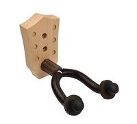 Jeffergarden Bouchon Réglable, Support Mural pour Guitare en Bois de Hêtre, Léger et Peu Encombrant, Matériau Sûr pour Basse Acoustique électrique, Violon, Mandoline, ukulélé, Installation Facile