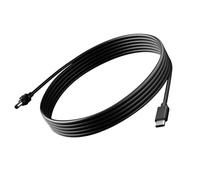 Jeffergarden Câble Conducteur en Laiton de Type C 18 AWG Résistant à l'eau SPX Mini DC USB Extension 5 M Cordon d'alimentation, Chargement Mâle pour Petit Ventilateur avec Connexion Transparente,