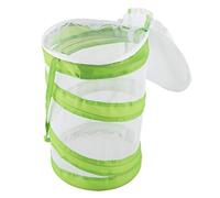 Jeffergarden Cage d'élevage Portable, Matériau en de Polyester, Conception Pliable, 14 Cm pour l'observation des Chenilles Papillons