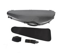 Jeffergarden Carbone Fibre 4/4 Boîtier de Violon Pleine Grandeur intégré Hygromètre Sac de Violon Léger avec Verrouillage combiné sécurisé et Draps à Double épaule