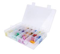 Jeffergarden CarFuse Fusibles Assortis Installation Rapide Sûr à Utiliser Fusible à Lame 220 Pièces pour Véhicule Automobile