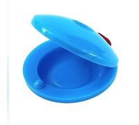 Jeffergarden Castagnettes à Doigts pour Enfants, Instrument de Musique en Plastique pour Enfants, Jouet éducatif Rythmique Améliore les Compétences Musicales et l'interaction Parent-enfant (bleu