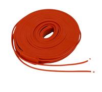 Jeffergarden Ceinture Chauffante en Silicone, Enveloppe Antigel Flexible pour Tuyau de 225 W pour Conduite d'eau, Bande Chauffante Isolée étanche de 15 X 3000 Mm pour Canalisation en Métal et en