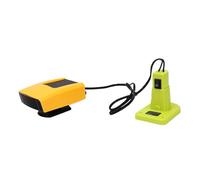 Jeffergarden Chauffage D'appoint sans Fil Compatible avec Batterie Chauffage Portable 200 W avec 2 Ports USB D'atelier Compact et Silencieux pour Dégivreur de Voiture