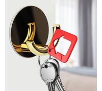 Jeffergarden Cintre Adhésif en Acier Inoxydable et Alliage de Zinc, Crochet Collant, Installation Facile, Grande capacité de Charge pour Manteaux, Parapluies, Salle de Bain, Cuisine (GOLD)