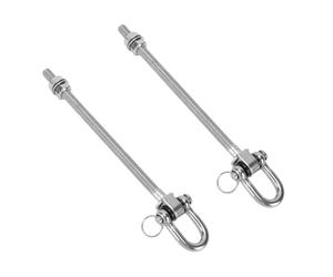 Jeffergarden Cintres de Balançoire de Force Industrielle Portant des Crochets de Balançoire Matériel de en Acier Inoxydable 304 capacité de 1500LB Rotation à 180 Degrés avec