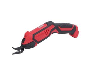 Jeffergarden Ciseaux électriques pour Carton avec 2 Lames en Acier au Tungstène, Ciseaux électriques Multifonctions sans Fil pour Tapis, Câble en Cuir