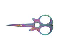 Jeffergarden Ciseaux en Forme de Guitare, Ciseaux à Broder en Acier Inoxydable avec Surface Chromée, pour Bricolage, Couture, œuvres D'art, Découpe de Papier (COLORFUL)