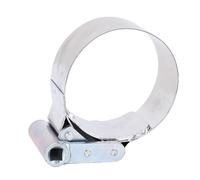 Jeffergarden Clé à Filtre à Robuste de 3 à 3/4 à 4 à 1/2 Pouces, avec Entraînement de 1/2 Pouces, Outil de Retrait de Filtre à pour Sécheur D'air en Acier Inoxydable