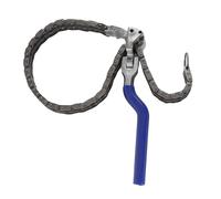 Jeffergarden Clé de Filtre à de Type Chaîne, clé de Filtre à Robuste avec Outil de Retrait de Chaîne Longue de 23,6 Pouces pour de Réservoir de Diamètre 2,36 à 7,67 Pouces