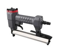 Jeffergarden Cloueur Pneumatique, Agrafeuse Légère en Aluminium avec clé pour Menuiserie et Décoration Intérieure, Pression de Travail de 0,4 à 0,8 MPa pour les Bricoleurs et les Professionnels