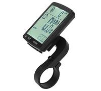 Jeffergarden Compteur de Vélo LED, Compteur de Vitesse ABS avec écran de | Ordinateur de vélo LED, compteur de vitesse ABS avec écran de 2,8 pouces, affiche la vitesse, la Distance, la température,