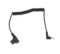 Jeffergarden Connecteur Mâle de Câble d'alimentation D Tap vers DC, pour Caméra BMPCC 4K, Câble à Ressort Flexible de 100cm, Connexion Fiable