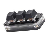 Jeffergarden Copier-Coller Clavier 3 Touches USB Industrielle personnalisé Commutateur Bleu Jeu Programmable